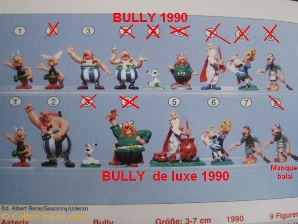 figurines bully 1990