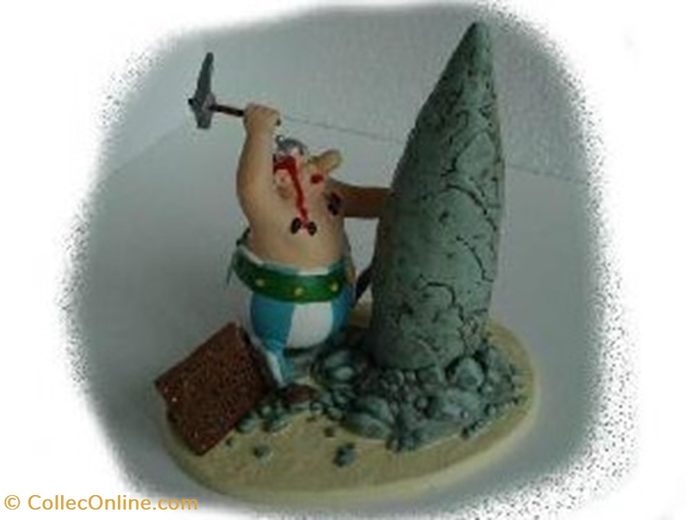 _Scéne 14 - Obélix au travail figurines scene 14 obelix au travail