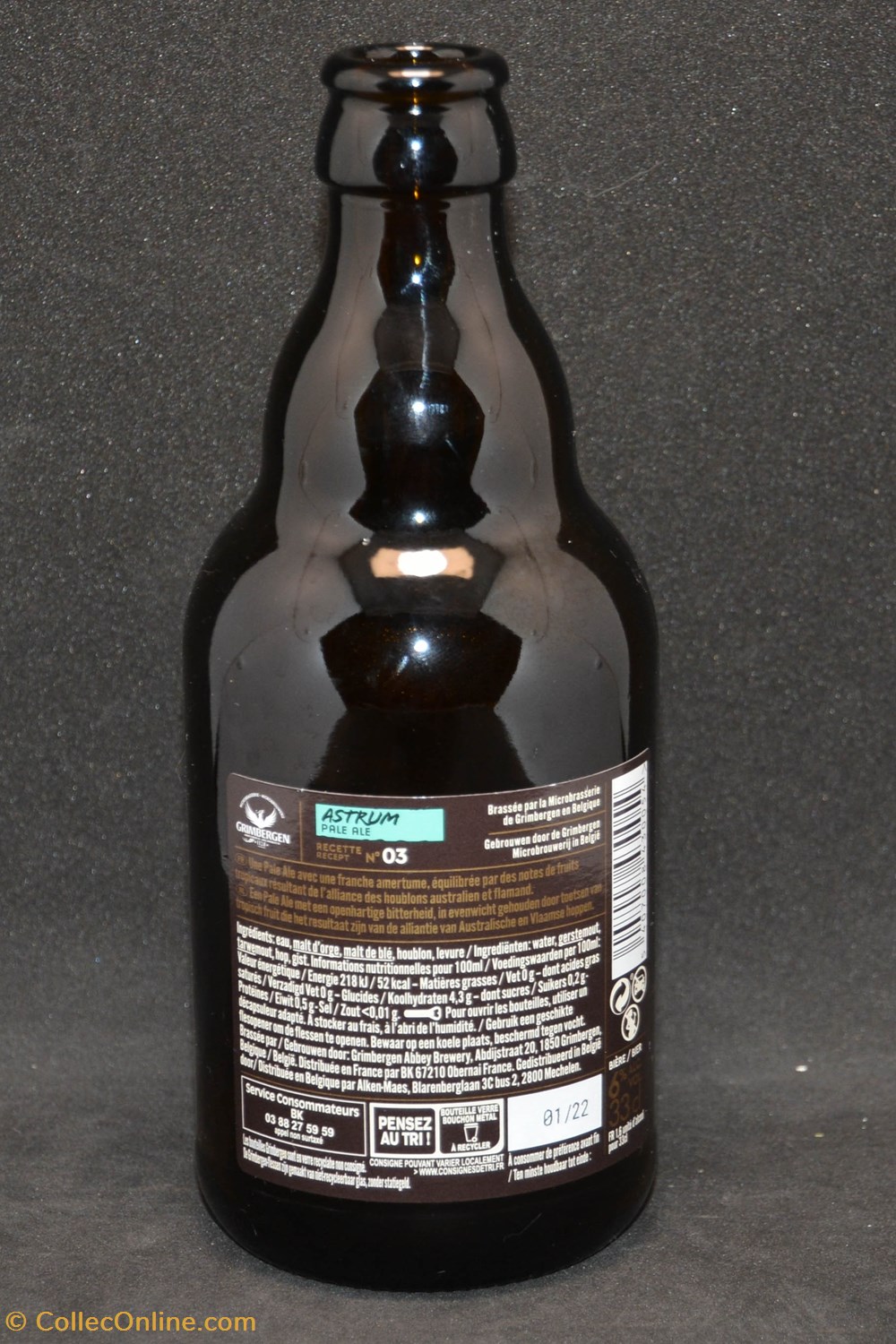 Grimbergen - Astrum - BE - 6% - 25cl art de la table argenterie bistrot alimentation bouteilles grimbergen astrum be 6 25cl