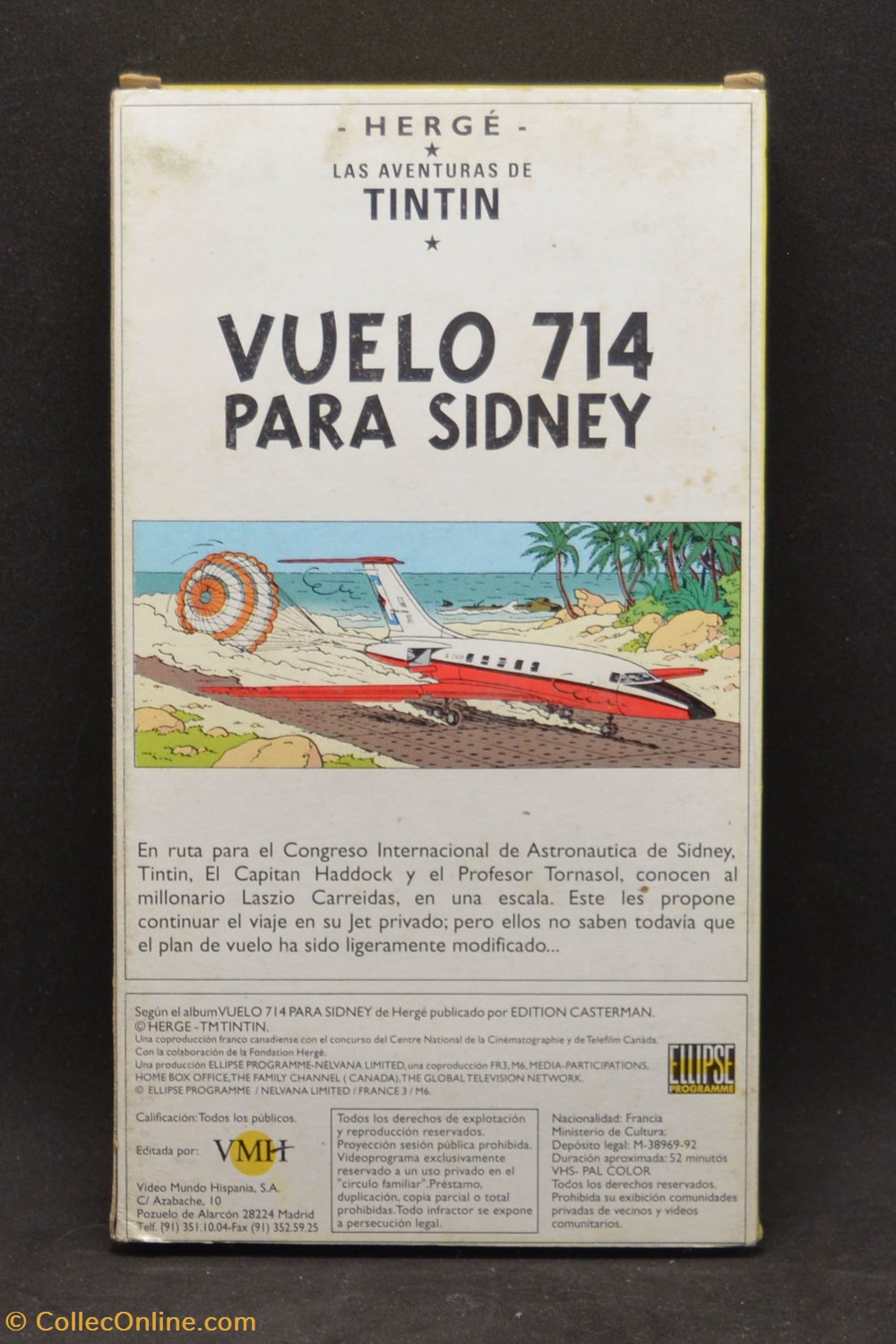 VHS - Ellipse - Espagnol - Vuelo 714 para Sidney divers film dvd blu ray vhs ellipse espagnol vuelo 714 para sidney