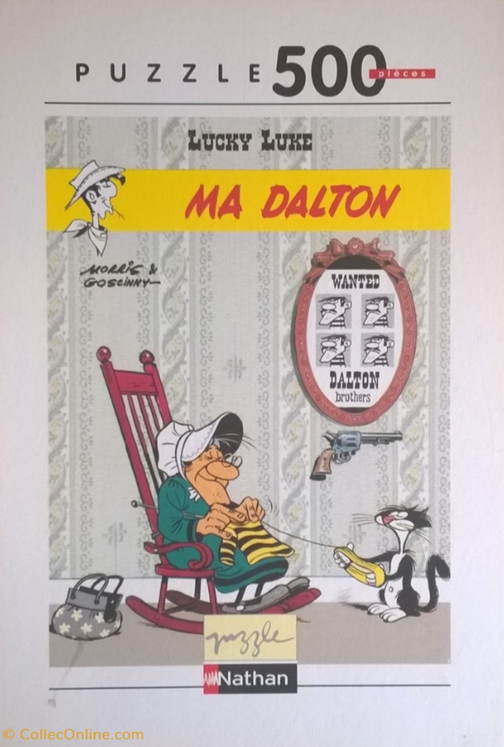 jeux de societe jouets casse tete puzzle lucky luke nathan 500 pieces 2005 ma dalton