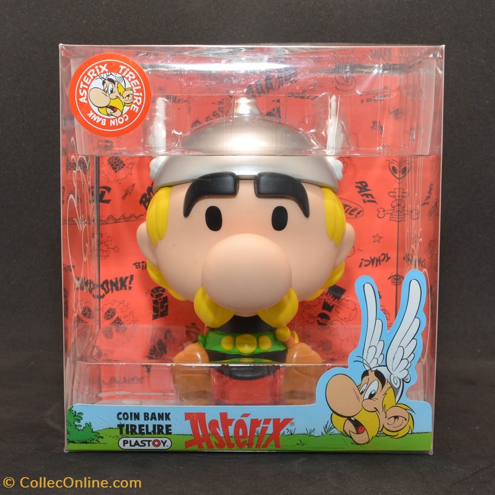 figurines plastoy 2020 tirelire chibi asterix