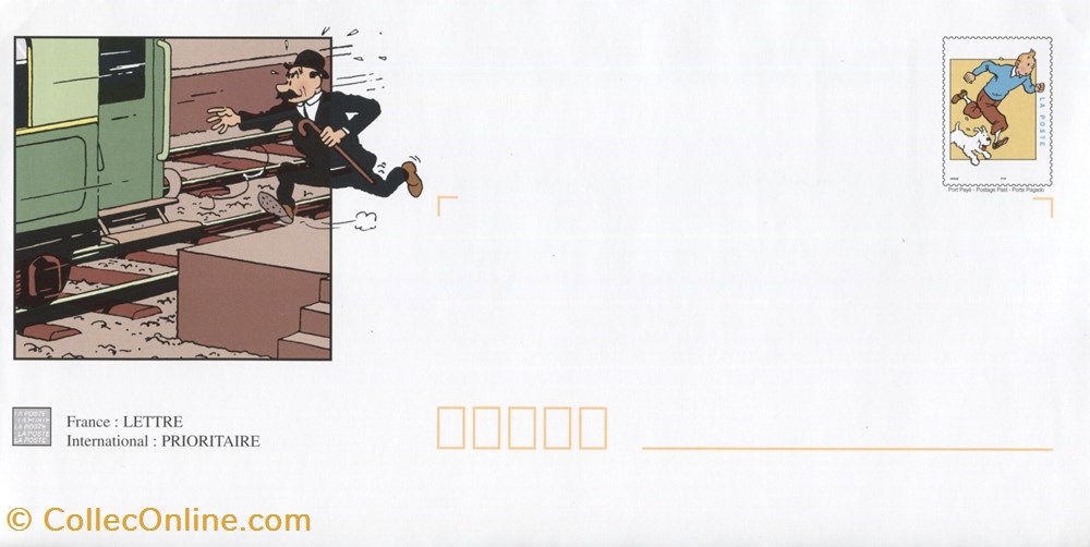 timbre france pap carte neuf 2000 les aventures de tintin