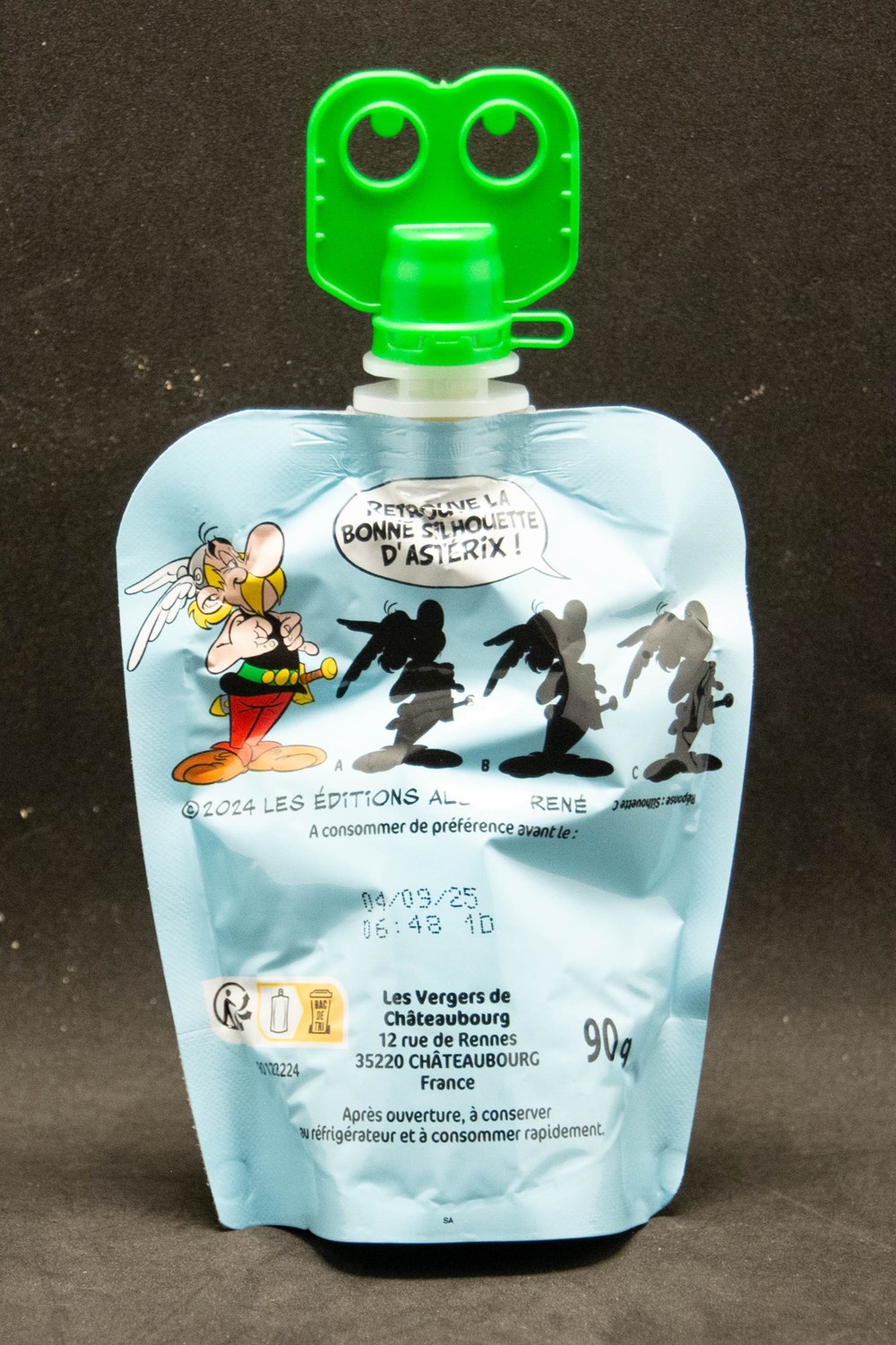 Compote - 2024 - Pomme-Abricot - 3 - Astérix art de la table argenterie bistrot alimentation compote 2024 pomme abricot 3 asterix