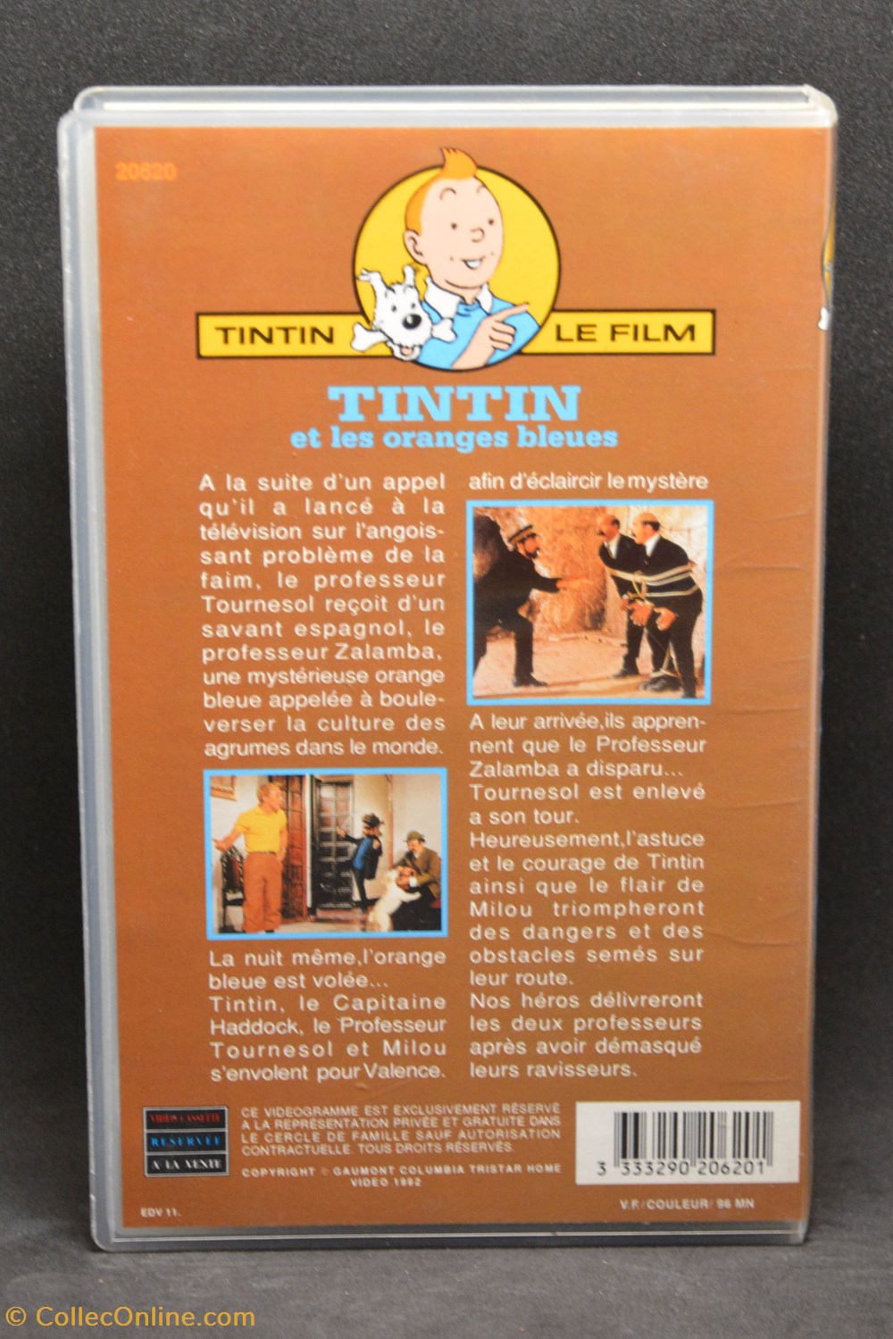 divers film dvd blu ray vhs citel 1991 22 tintin et les oranges bleues
