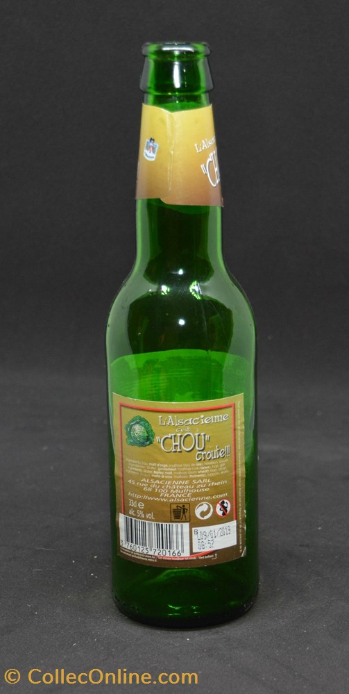 "Chou" croute - Blonde - FR - 5% - 33cl art la table argenterie bistrot alimentation bouteille chou croute blonde fr 5 33cl