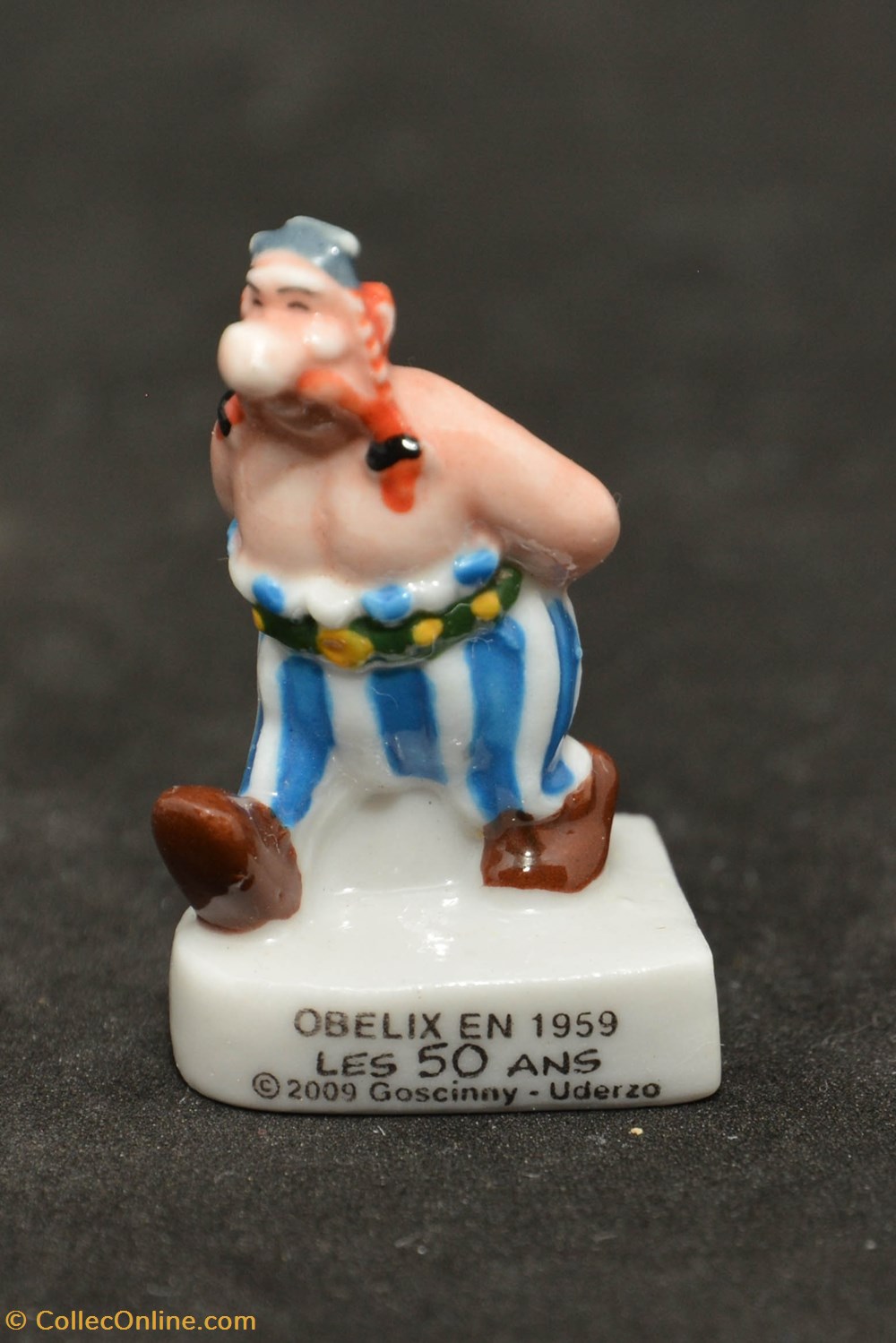 2009 - Série "Les 50 ans d'Astérix" - Obélix en 1959 divers feves 2009 serie les 50 ans asterix obelix en 1959