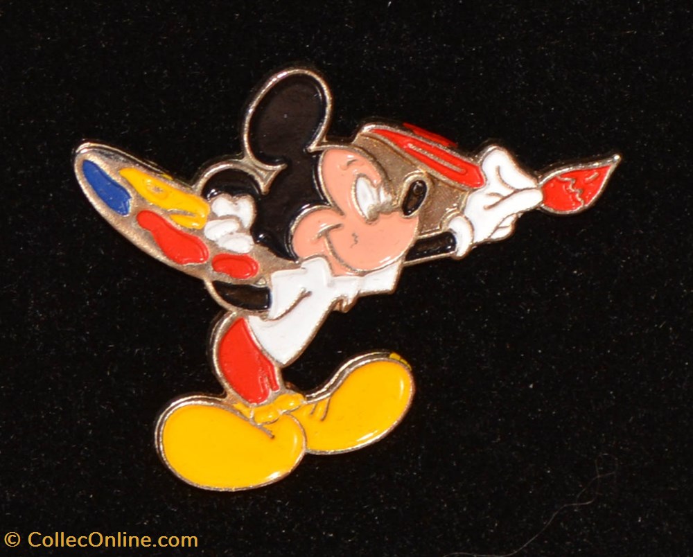 diver pin mickey 09