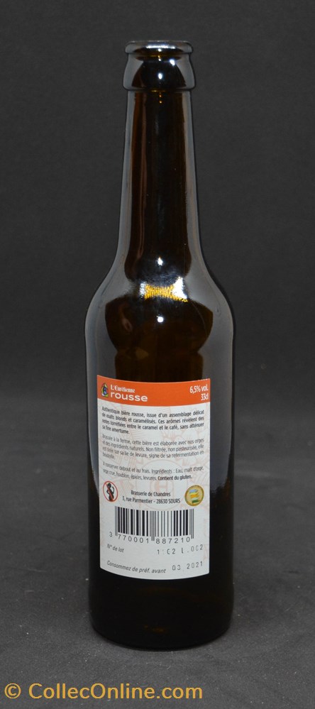 L'eurélienne - Ambrée - FR - 6,5% - 33cl art de la table argenterie bistrot alimentation bouteille eurelienne ambree fr 6 5 33cl
