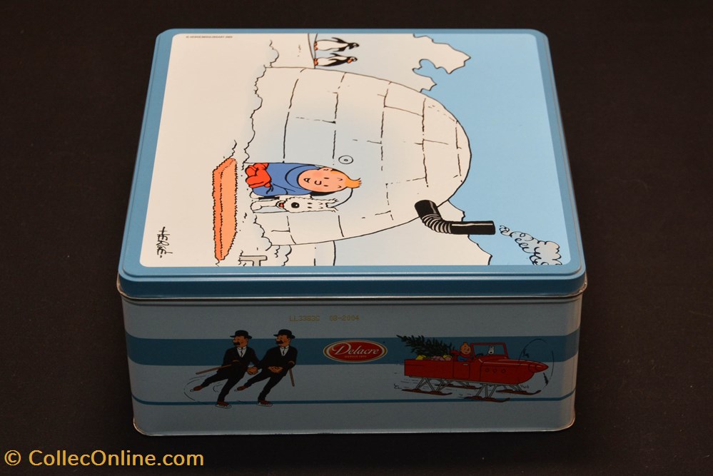 Delacre - 2004 - Sports d'hiver - Tintin dans son igloo 2 diver delacre 2004 sports hiver tintin dans son igloo