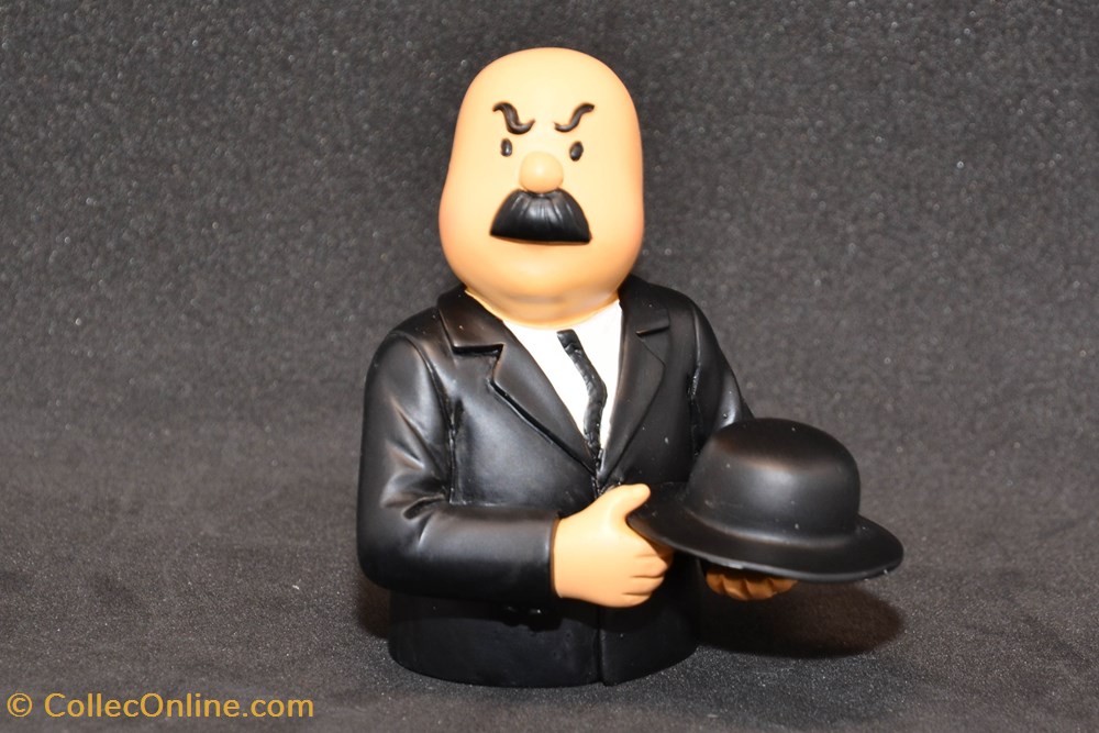 figurine buste dupond avec chapeau