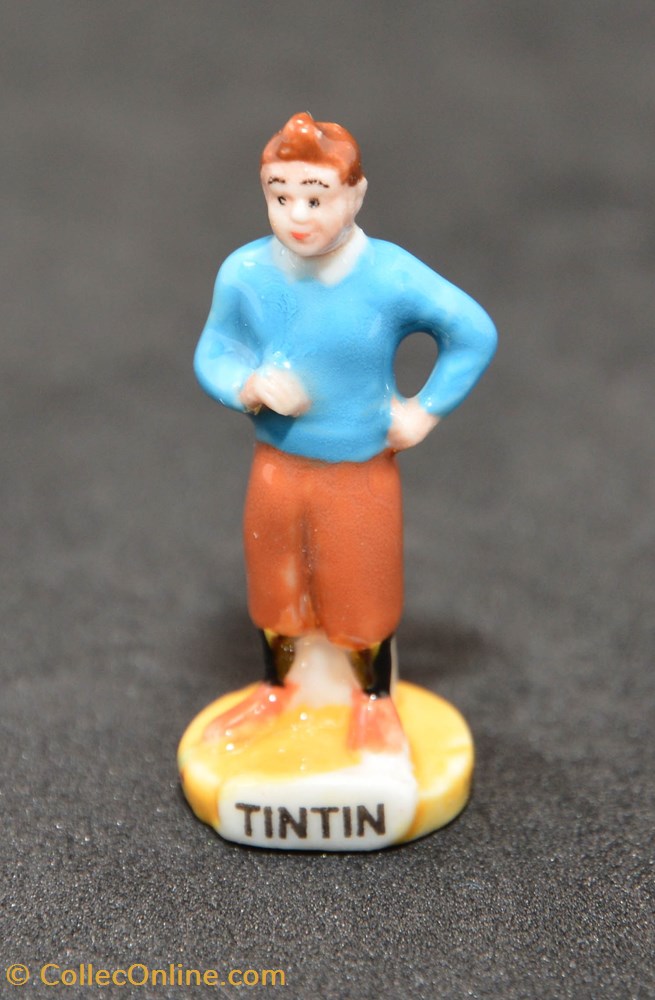 Série "Socle jaune" - Tintin diver fefe serie socle jaune tintin