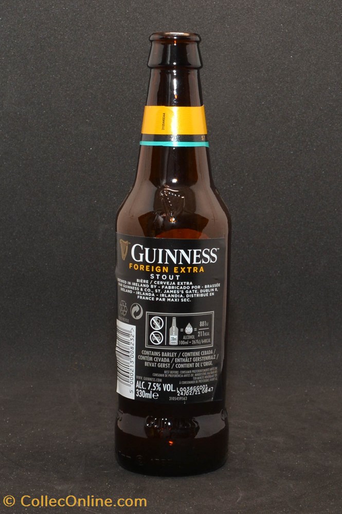 Guinness - Foreign Extra - IRL - 7,5% - 33cl art de la table argenterie bistrot alimentation bouteille guinness foreign extra irl 7 5 33cl