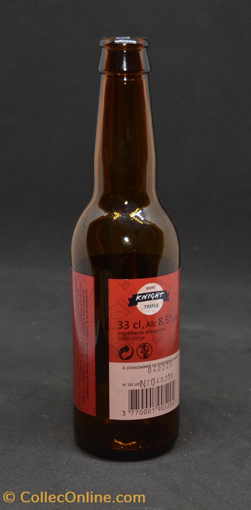 Knight - Ambrée - FR - 8,5% - 33cl art de la table argenterie bistrot alimentation bouteille knight ambree fr 8 5 33cl