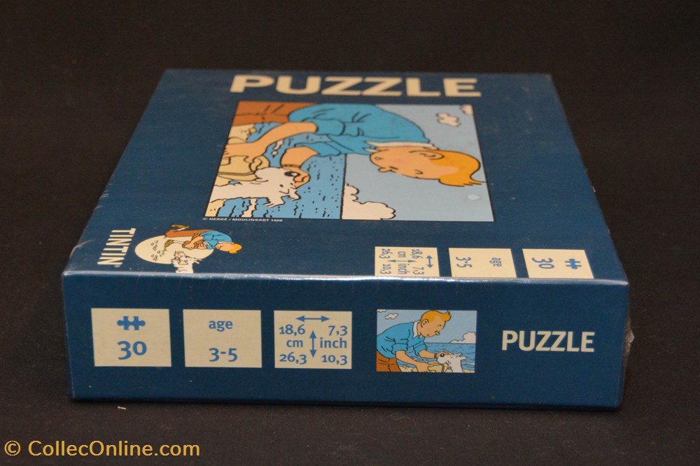 Moulinsart - 1998 - 30 pièces - Tintin et Milou 2 jeux jouet puzzle moulinsart 1998 30 pieces tintin et milou