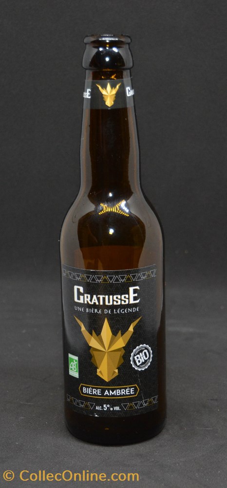Gratusse - Ambrée - BE - 5% - 33cl art de la table argenterie bistrot alimentation bouteille gratusse ambree be 5 33cl
