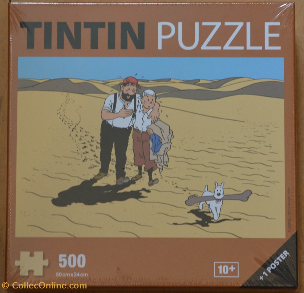 jeux de societe jouets casse tete puzzle moulinsart 2021 500 pieces les cigares du pharaon