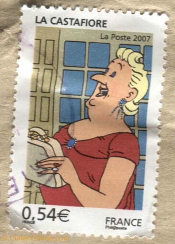 france timbre oblitere 2007 0 54 la castafiore