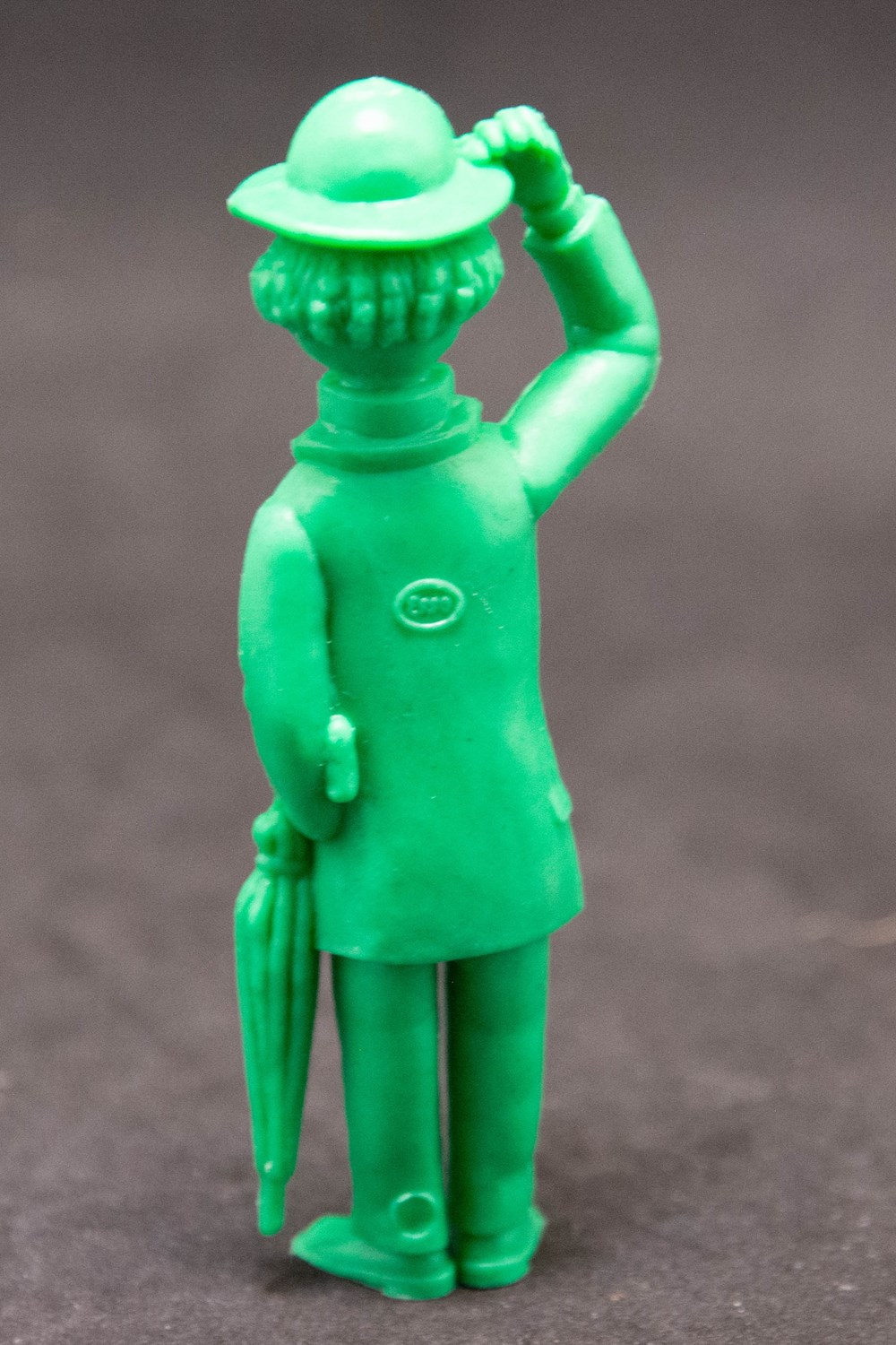 Belvision - 1973 - Professeur Tournesol monochrome - vert figurines belvision 1973 professeur tournesol monochrome vert