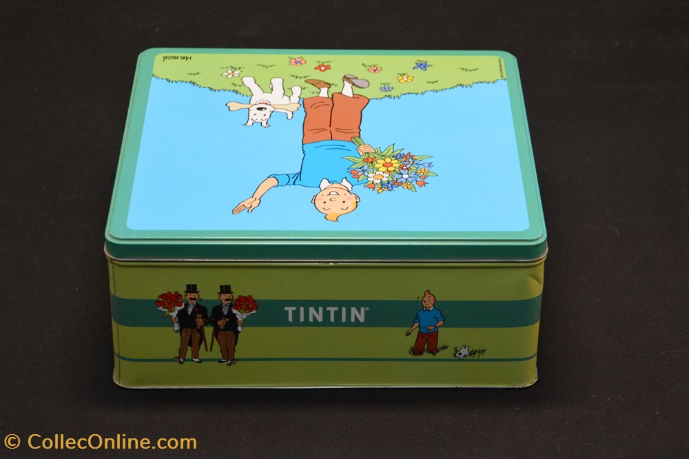 Delacre - 2005 - Campagne - Tintin couché 2 divers delacre 2005 campagne tintin couche