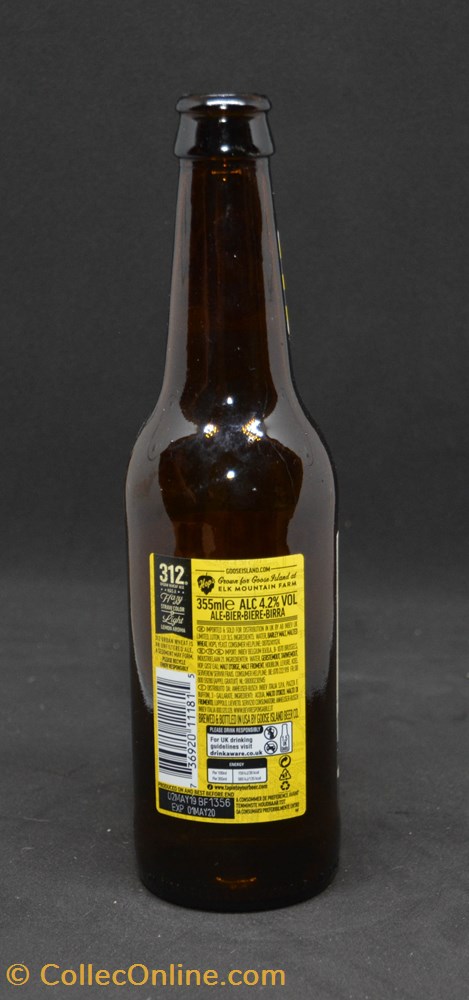 Goose 312 - Blonde - USA - 4,2% - 35,5cl art la table argenterie bistrot alimentation bouteille goose 312 blonde usa 4 2 35 5cl