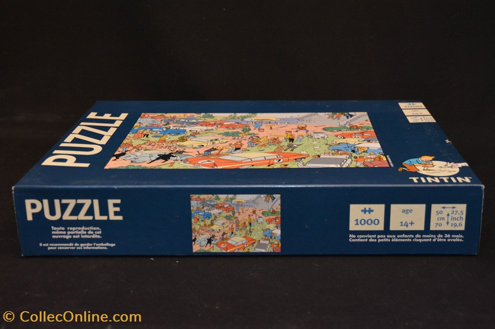 Moulinsart - 1998 - 1000 pièces - Rallye à Moulinsart 2 jeux jouet puzzle moulinsart 1998 1000 pieces rallye a moulinsart