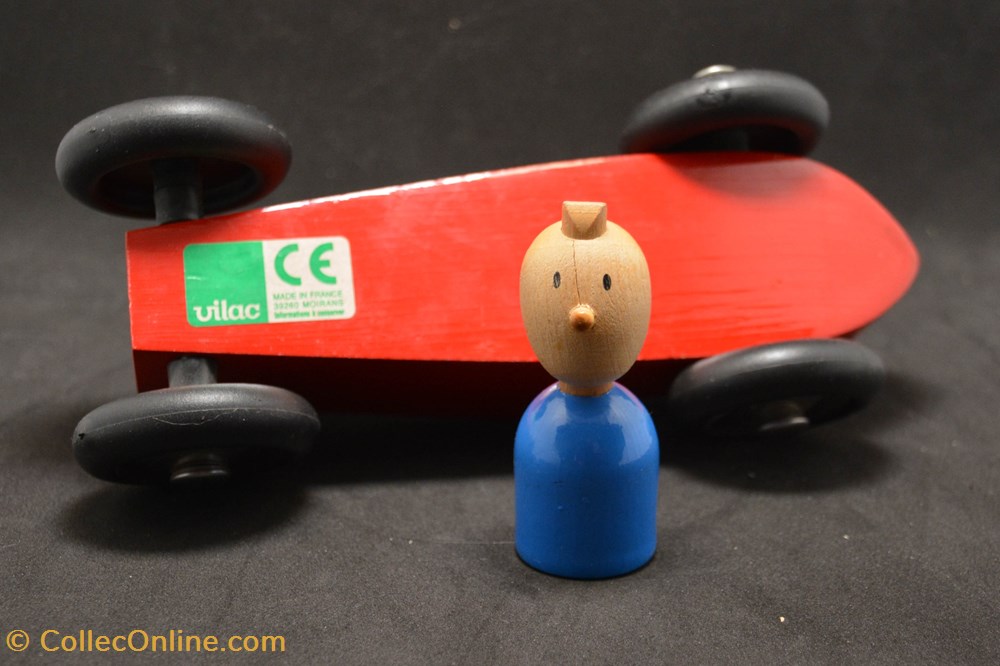 1991 - Voiture bois - Tintin divers 1991 voiture bois tintin