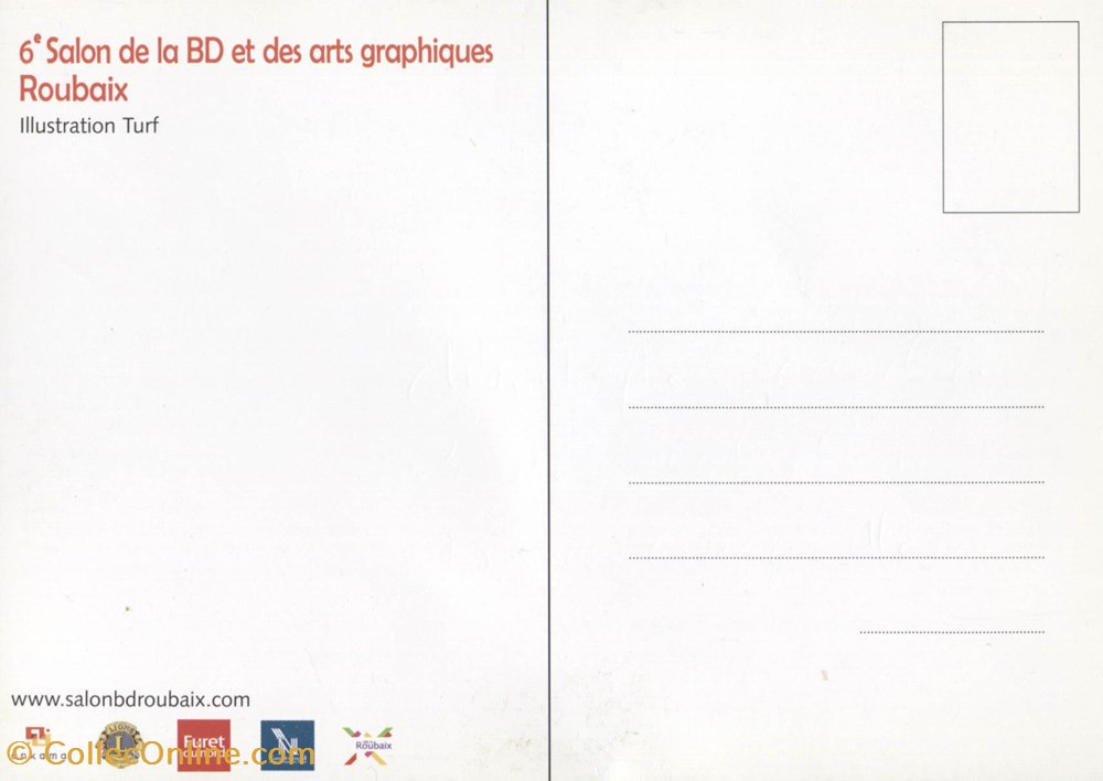 figurines carte 6eme salon de la bd et des arts graphiques roubaix