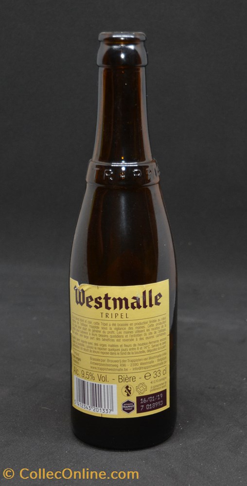 Westmalle triple - Ambrée - BE - 9,5% - 33cl art de la table argenterie bistrot alimentation bouteille westmalle triple ambree be 9 5 33cl