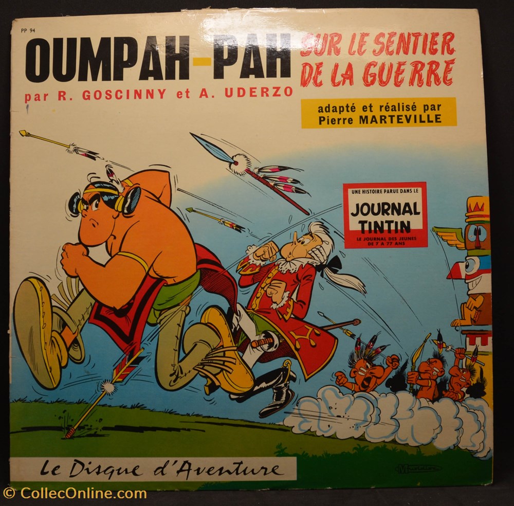 divers film dvd blu ray vinyl 33t oumpah pah sur le sentier de la guerre
