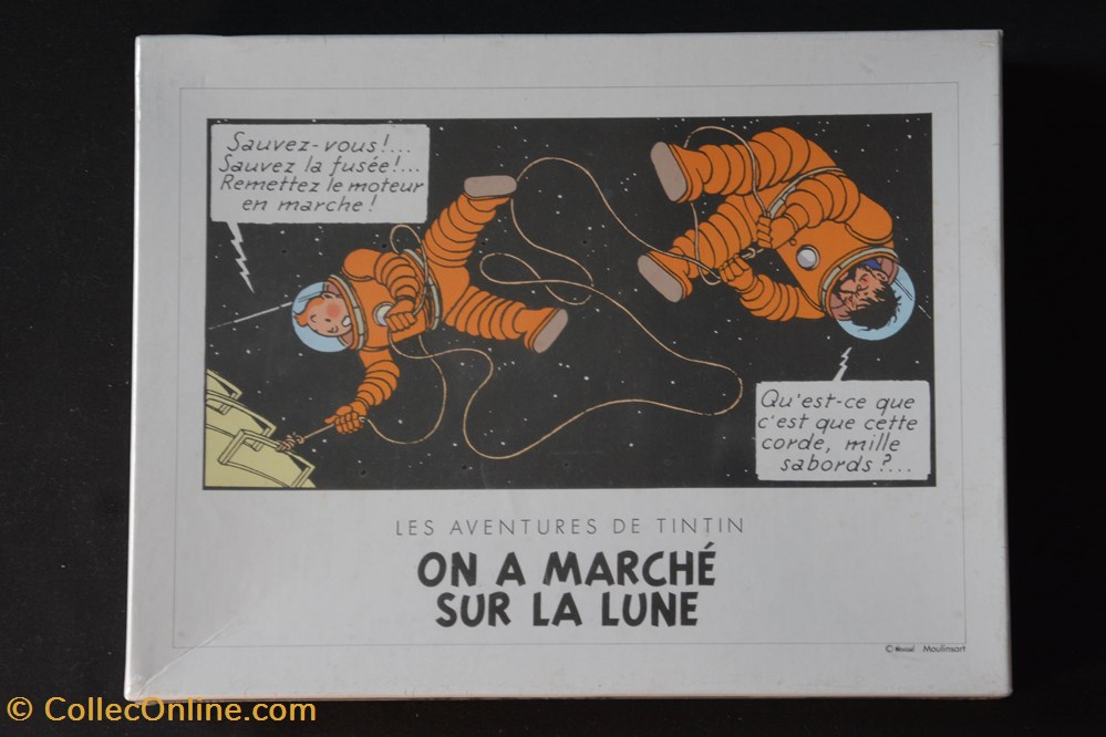 jeux jouet puzzle artbox japon annees 90 500 pieces on a marche sur la lune