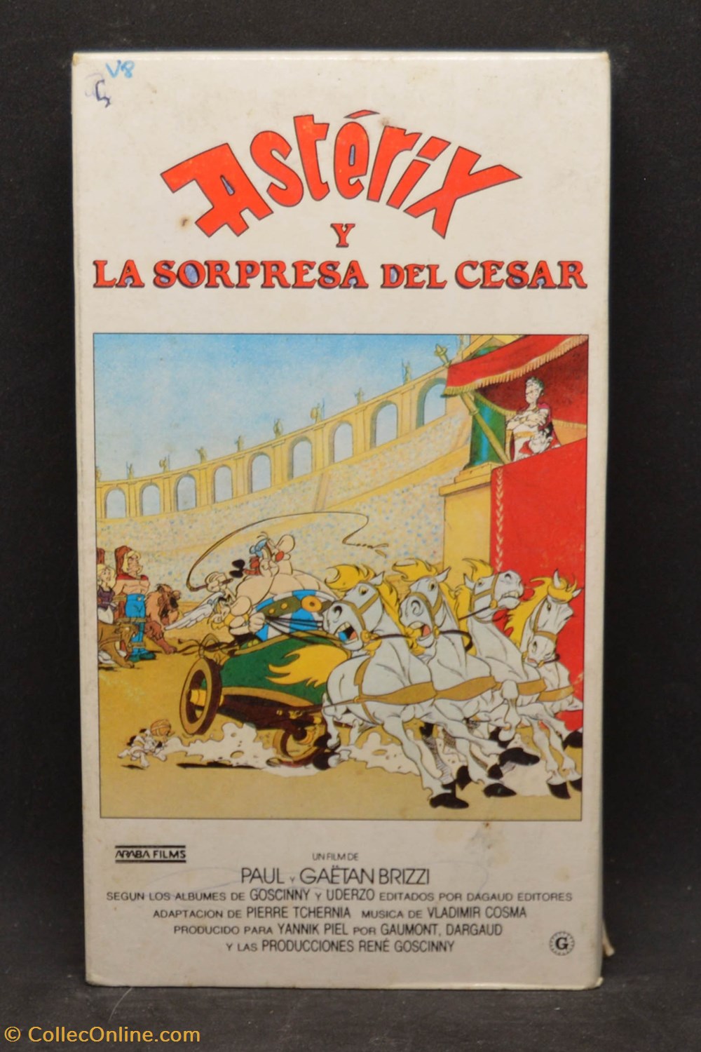 VHS - Grupo Condor - Espagne - Asterix y la sorpresa del César divers film dvd blu ray vhs grupo condor espagne asterix y la sorpresa del cesar