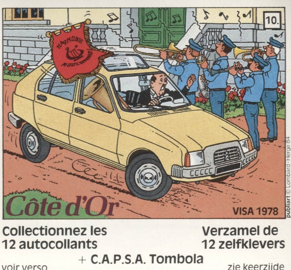 objets publicitaires autocollant cote d or n 10