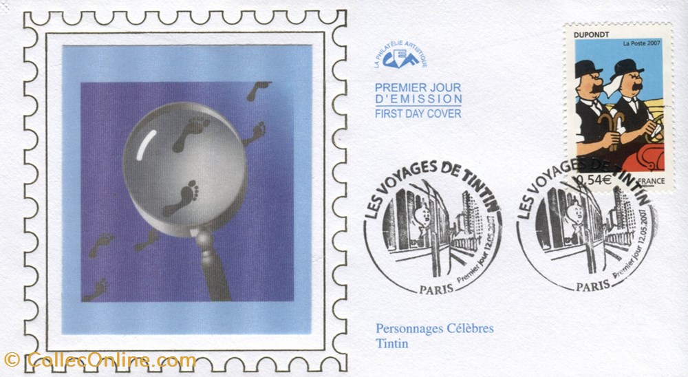 timbre france 1er jour neuf 2007 0 54 dupondt