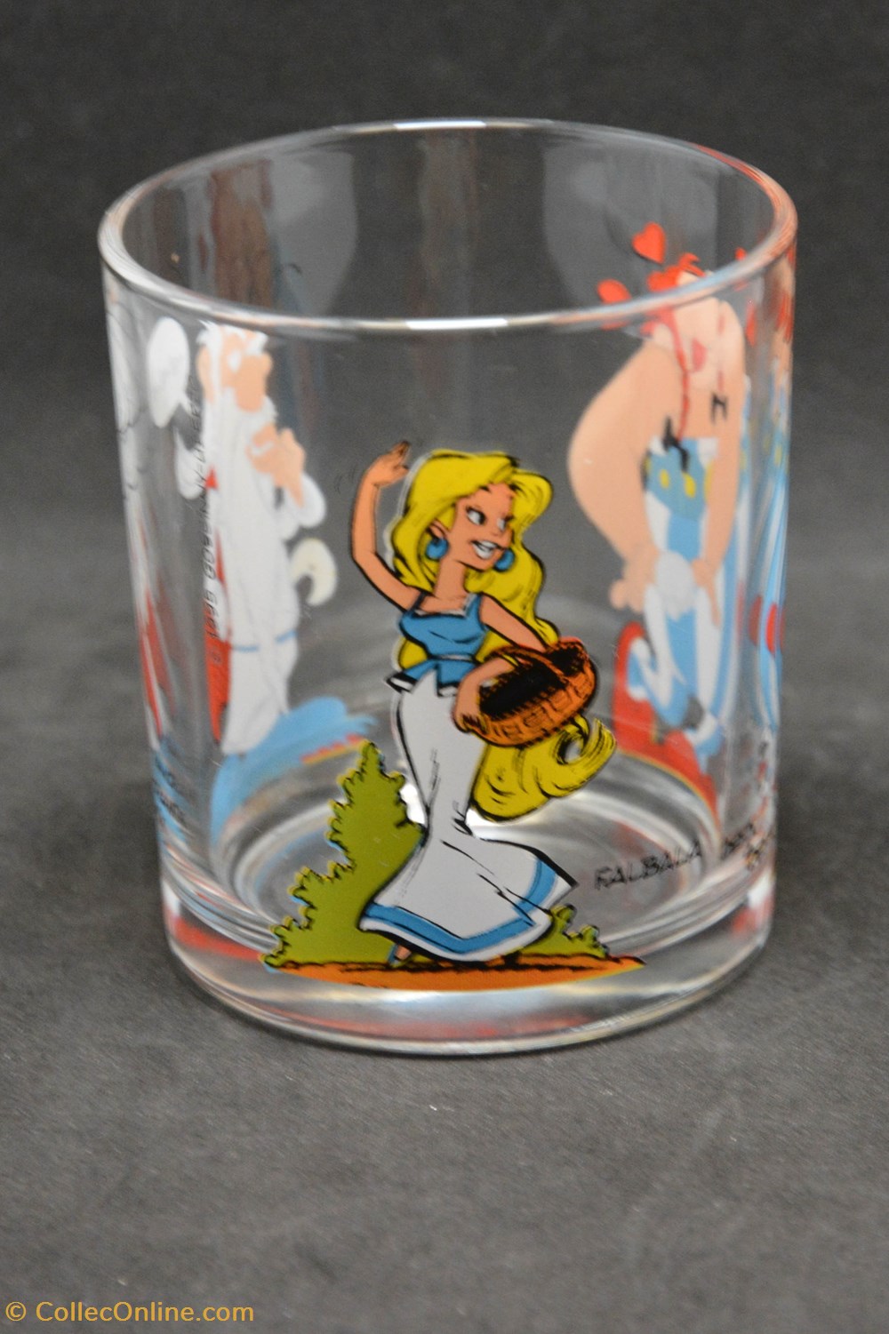 art de table argenterie verres 1996 nutella panoramix obelix et falbala