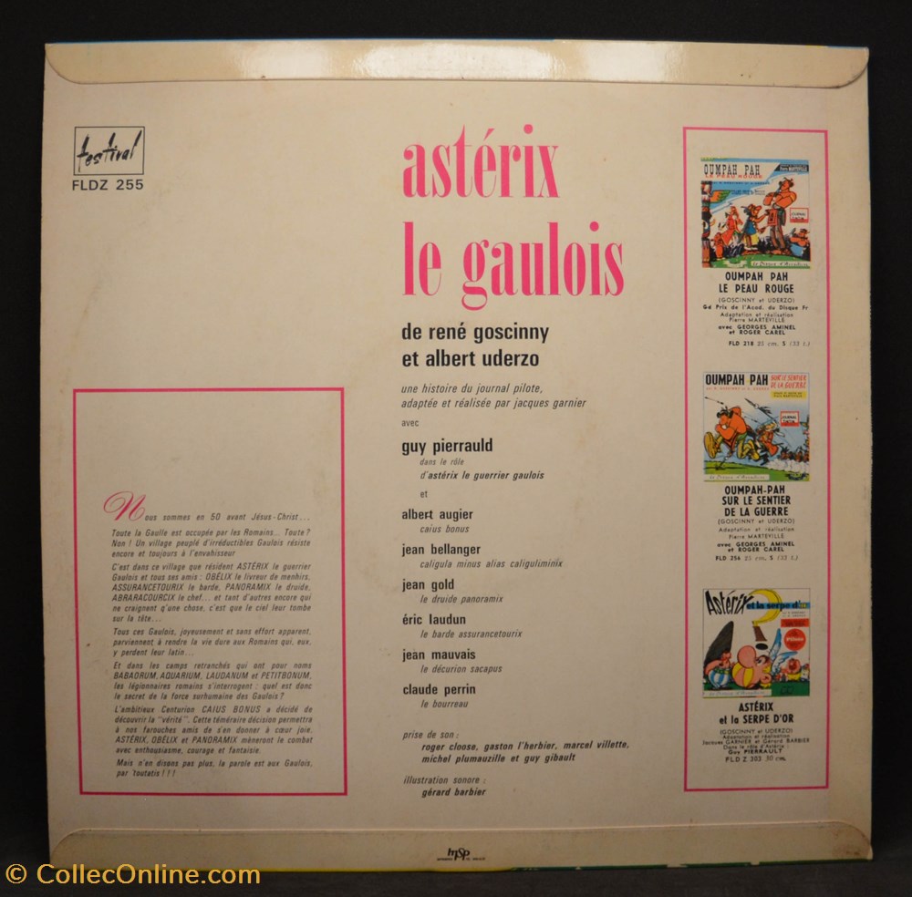 divers film dvd blu ray vinyl 33t 1976 asterix le gaulois