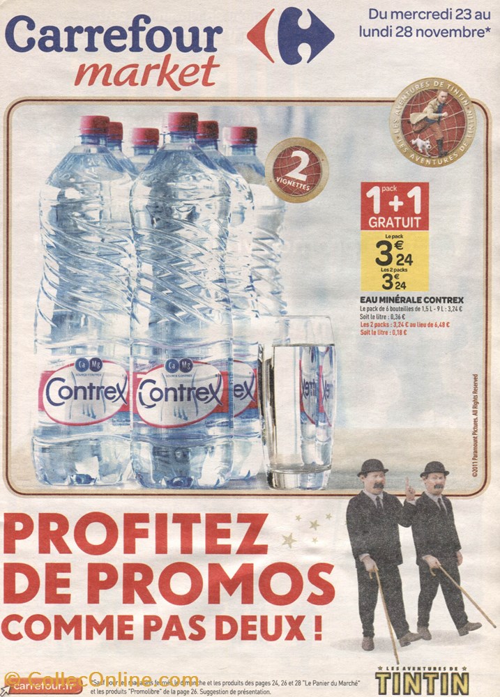 Carrefour Market - 2019 - 23 au 28 novembre - Catalogue vieux papier ticket d entree carrefour market 2019 23 au 28 novembre catalogue