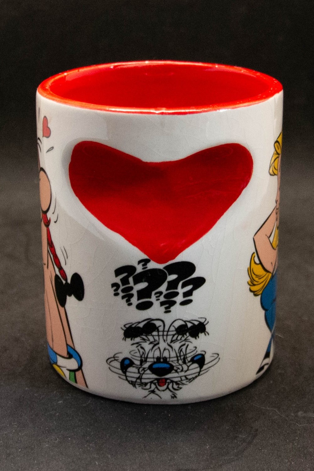 Mug - Parc Astérix - 2017- Obélix-Falbala art de table argenterie service the cafe tasses mugs mug parc asterix 2017 obelix falbala