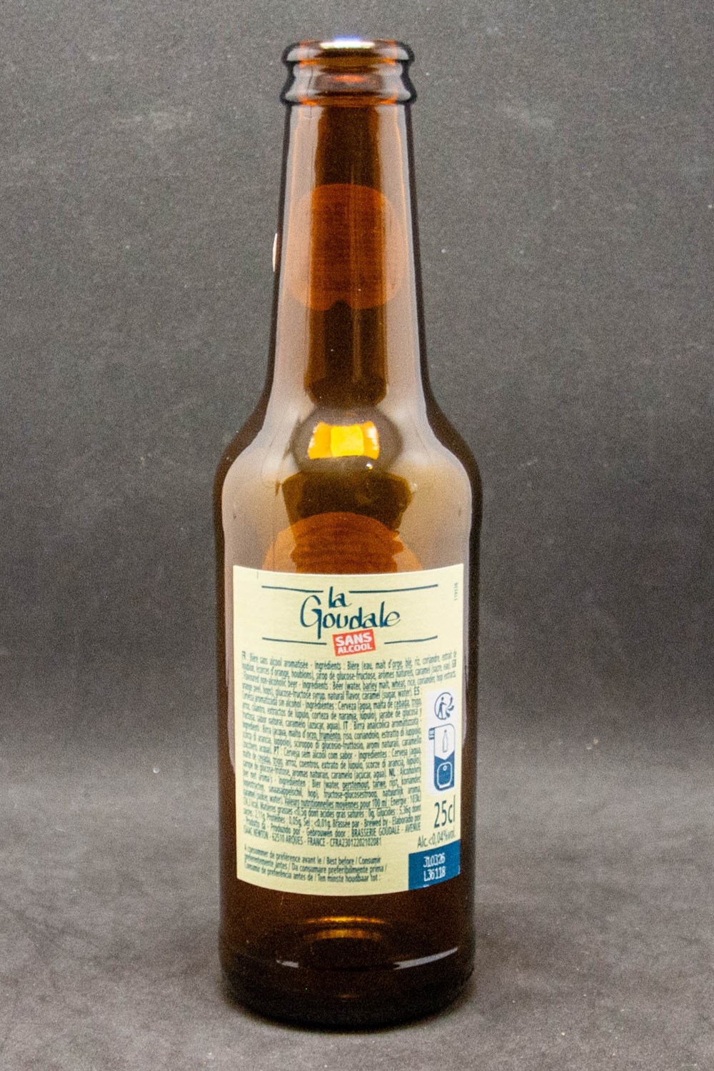 La Goudale - Blonde - FR - 0% - 25cl art table argenterie bistrot alimentation bouteilles la goudale blonde fr 0 25cl