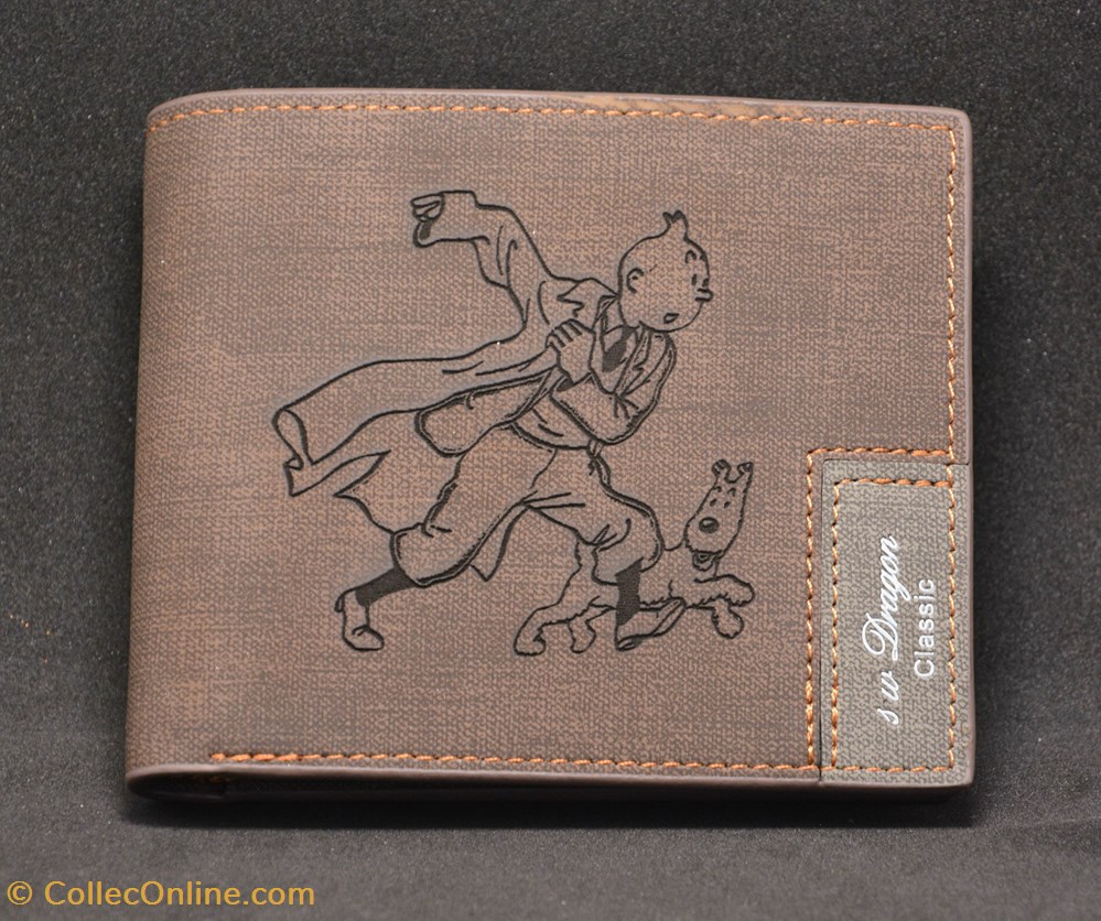divers porte carte tintin personalise