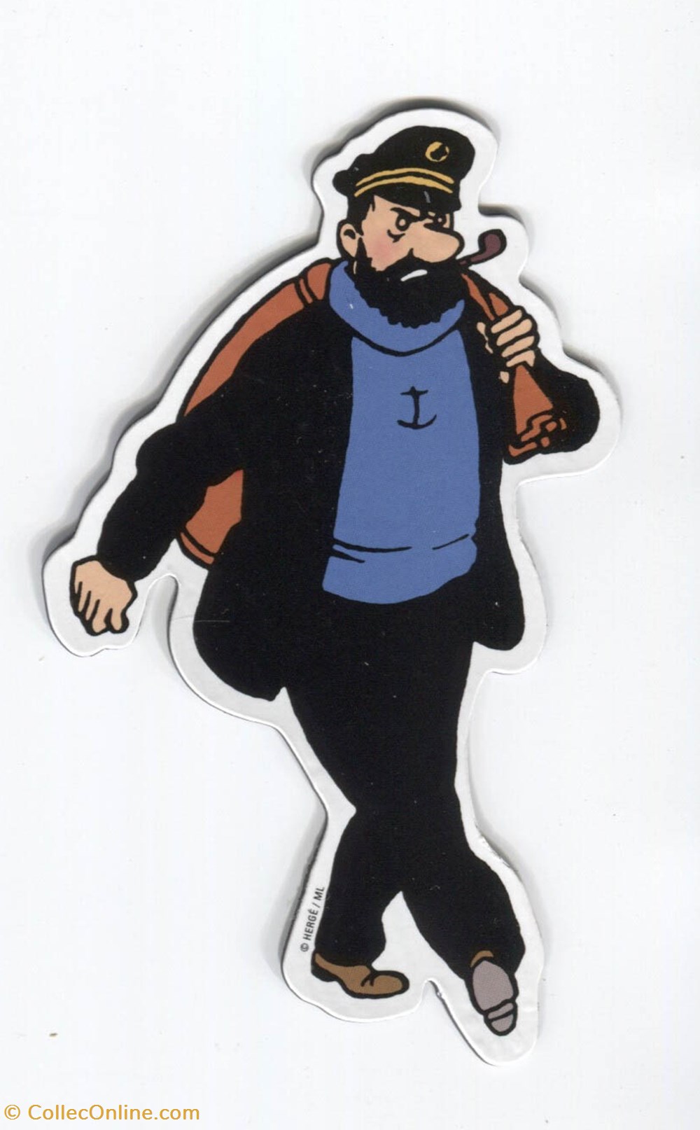 Moulinsart - Capitaine Haddock divers decorations magnets autocollants moulinsart capitaine haddock