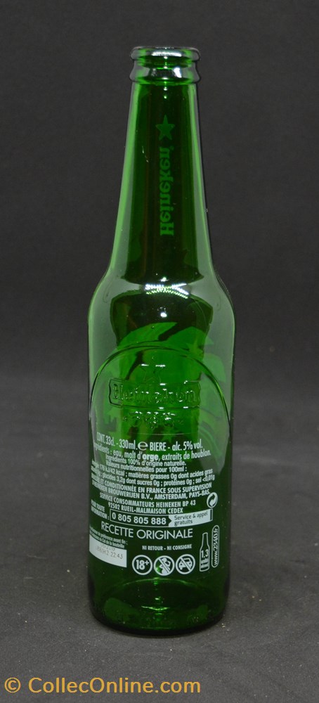 Heineken - Etats-Unis - Blonde - FR - 5% - 33cl art la table argenterie bistrot alimentation bouteille heineken etats unis blonde fr 5 33cl