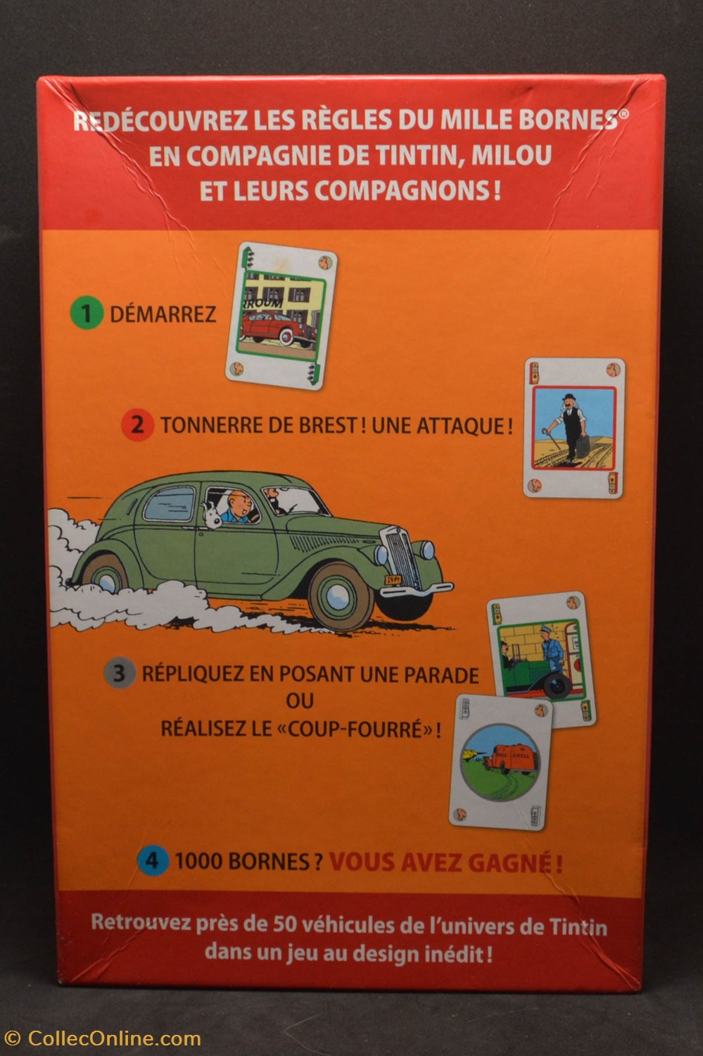 Mille Bornes - Dujardin - 2011 - Version Standard jeux de societe jouets mille bornes dujardin 2011 version standard