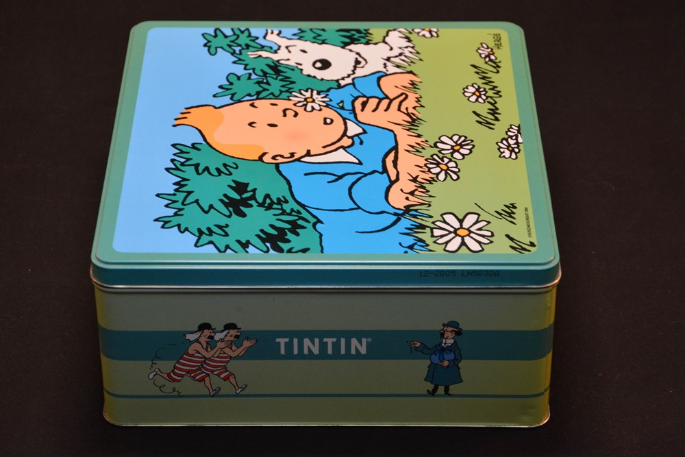 Delacre - 2005 - Campagne - Tintin couché 3 divers delacre 2005 campagne tintin couche