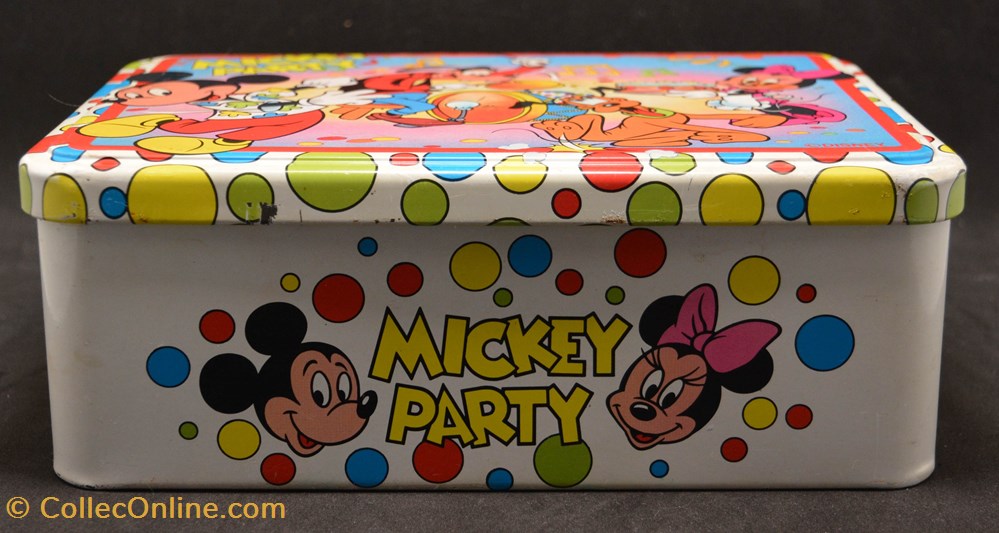 divers boites en tole disney boite a sucre mickey party