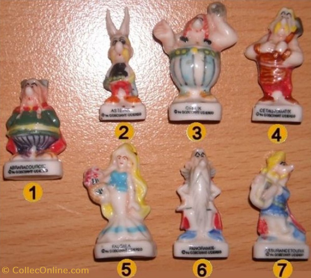 divers feves 1994 serie asterix