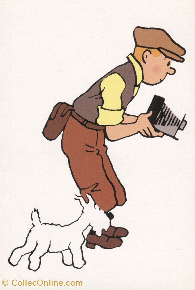 Carte - Moulinsart - 10x15 - Tintin reporter (103) postale carte moulinsart 10x15 tintin reporter 103