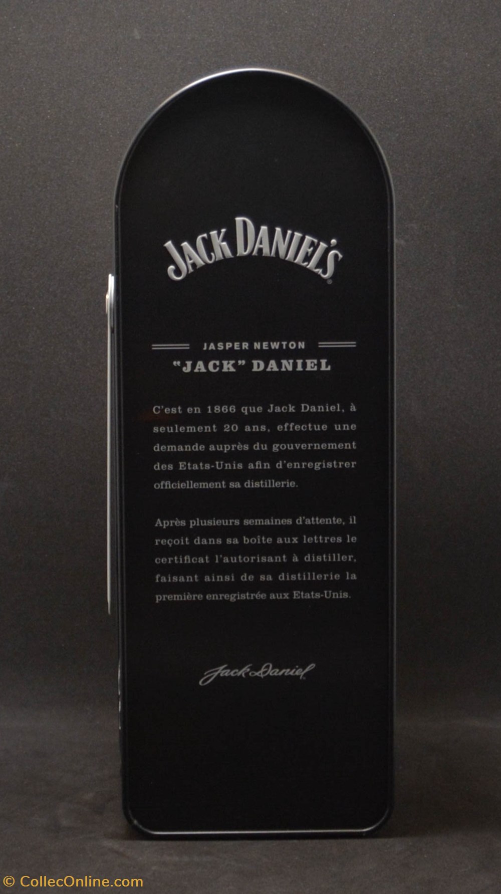 art de la table argenterie bistrot alimentation bouteilles jack danies metal box 05