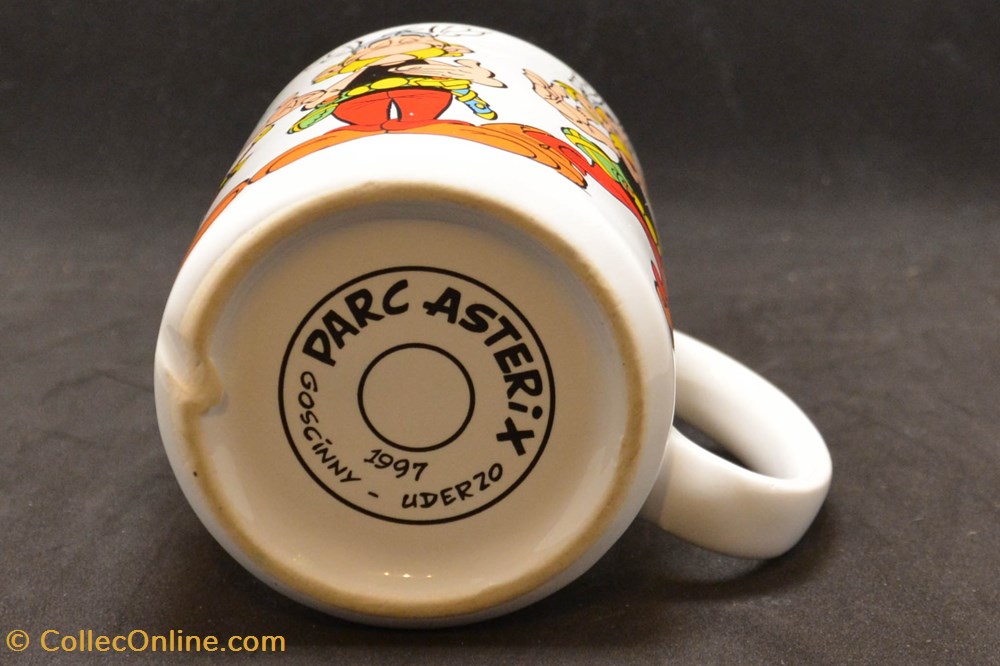 art de la table argenterie service the cafe tasses mugs mug parc asterix 1997 asterix