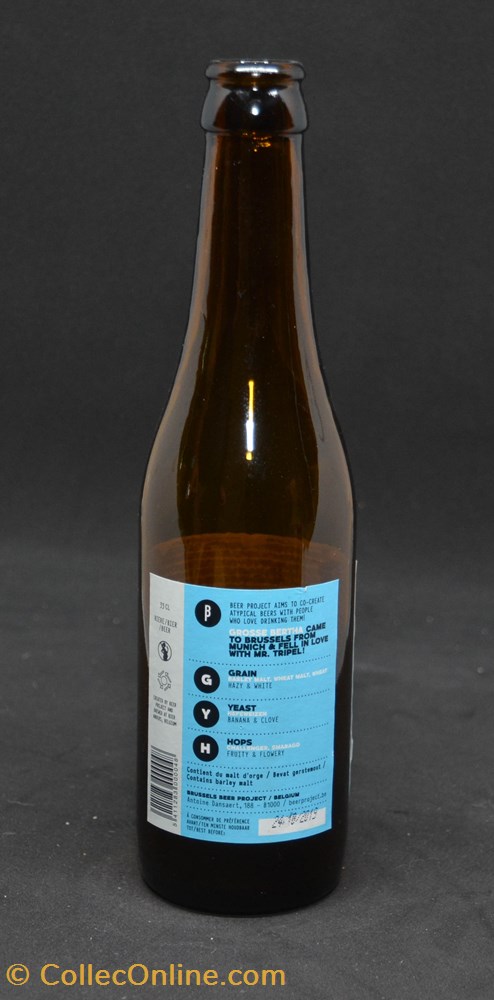 Grosse Bertha - Blonde - BE - 7% - 33cl art la table argenterie bistrot alimentation bouteille grosse bertha blonde be 7 33cl